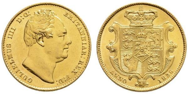 1 Sovereign 大不列颠及爱尔兰联合王国 (1801 - 1922) 金 威廉四世 (英國)