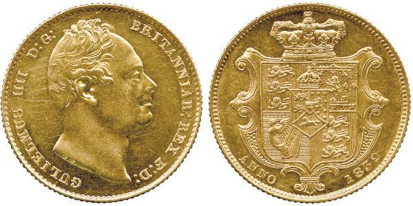 1 Sovereign 大不列颠及爱尔兰联合王国 (1801 - 1922) 金 威廉四世 (英國)
