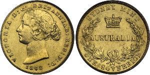 1 Sovereign 澳大利亚 金 维多利亚 (英国君主)