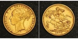 1 Sovereign 澳大利亚 金 维多利亚 (英国君主)