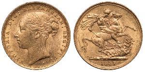1 Sovereign 澳大利亚 金 维多利亚 (英国君主)