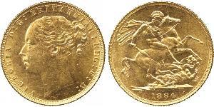 1 Sovereign 澳大利亚 金 维多利亚 (英国君主)
