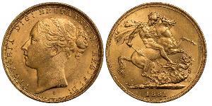 1 Sovereign 澳大利亚 金 维多利亚 (英国君主)