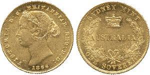 1 Sovereign 澳大利亚 金 维多利亚 (英国君主)