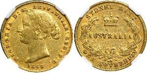 1 Sovereign 澳大利亚 金 维多利亚 (英国君主)