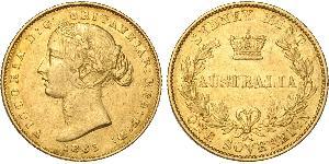 1 Sovereign 澳大利亚 金 维多利亚 (英国君主)