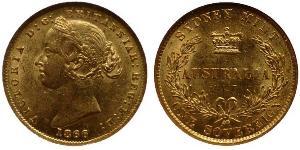 1 Sovereign 澳大利亚 金 维多利亚 (英国君主)