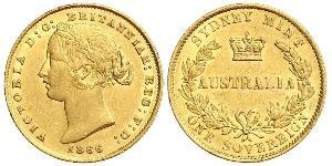 1 Sovereign 澳大利亚 金 维多利亚 (英国君主)
