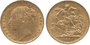 1 Sovereign 澳大利亚 金 维多利亚 (英国君主)