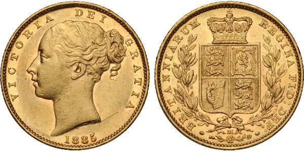 1 Sovereign 澳大利亚 金 维多利亚 (英国君主)