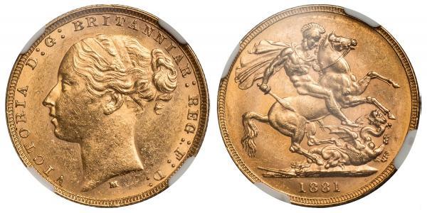 1 Sovereign 澳大利亚 金 维多利亚 (英国君主)
