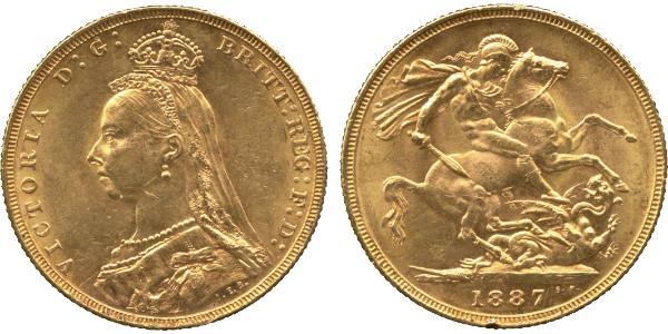1 Sovereign 澳大利亚 金 维多利亚 (英国君主)