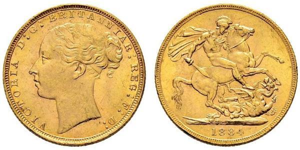 1 Sovereign 澳大利亚 金 维多利亚 (英国君主)