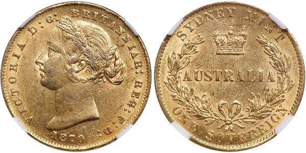 1 Sovereign 澳大利亚 金 维多利亚 (英国君主)