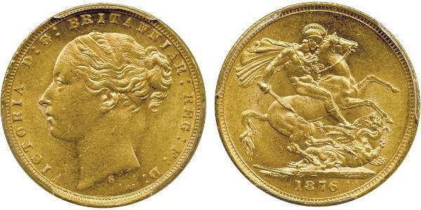 1 Sovereign 澳大利亚 金 维多利亚 (英国君主)