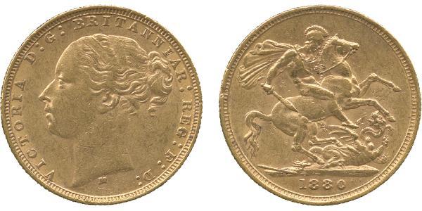 1 Sovereign 澳大利亚 金 维多利亚 (英国君主)