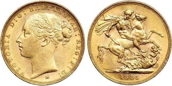 1 Sovereign 澳大利亚 金 维多利亚 (英国君主)