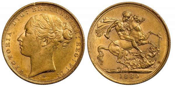 1 Sovereign 澳大利亚 金 维多利亚 (英国君主)