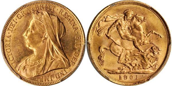 1 Sovereign 澳大利亚 金 维多利亚 (英国君主)