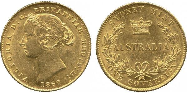 1 Sovereign 澳大利亚 金 维多利亚 (英国君主)