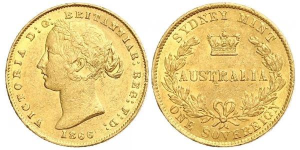 1 Sovereign 澳大利亚 金 维多利亚 (英国君主)