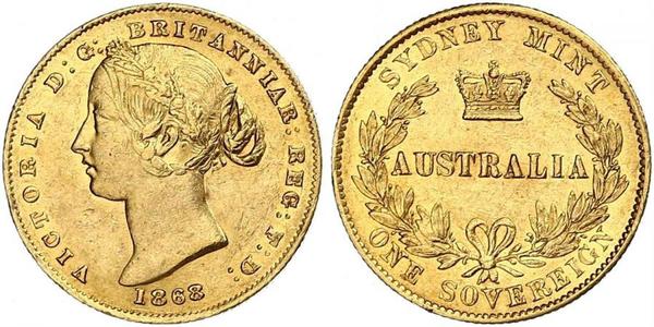 1 Sovereign 澳大利亚 金 维多利亚 (英国君主)