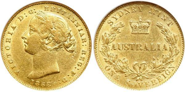 1 Sovereign 澳大利亚 金 维多利亚 (英国君主)