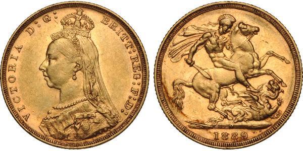 1 Sovereign 澳大利亚 金 维多利亚 (英国君主)
