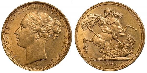 1 Sovereign 澳大利亚 金 维多利亚 (英国君主)