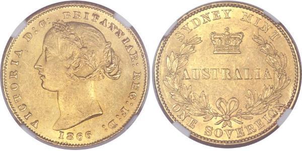 1 Sovereign 澳大利亚 金 维多利亚 (英国君主)