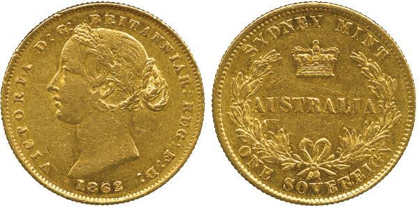 1 Sovereign 澳大利亚 金 维多利亚 (英国君主)