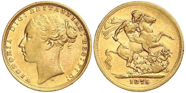 1 Sovereign 澳大利亚 金 维多利亚 (英国君主)