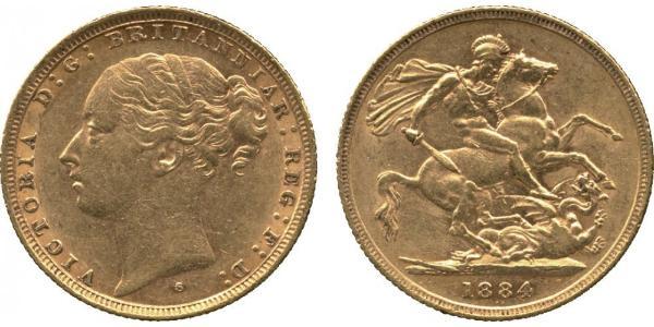 1 Sovereign 澳大利亚 金 维多利亚 (英国君主)