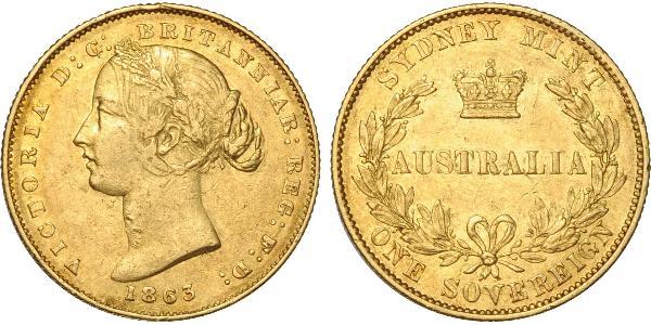 1 Sovereign 澳大利亚 金 维多利亚 (英国君主)