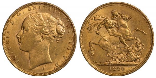 1 Sovereign 澳大利亚 金 维多利亚 (英国君主)