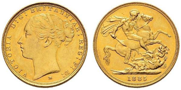 1 Sovereign 澳大利亚 金 维多利亚 (英国君主)