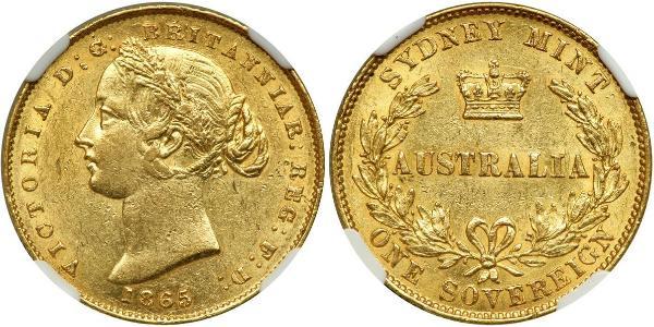 1 Sovereign 澳大利亚 金 维多利亚 (英国君主)