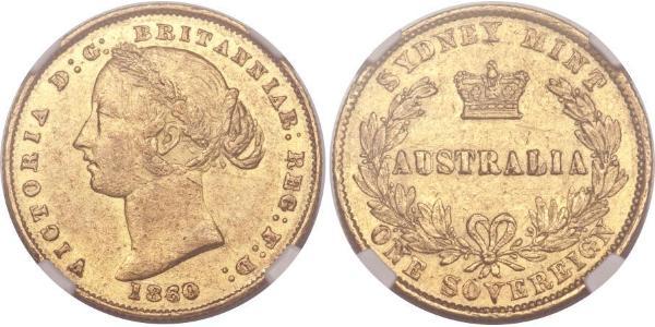 1 Sovereign 澳大利亚 金 维多利亚 (英国君主)