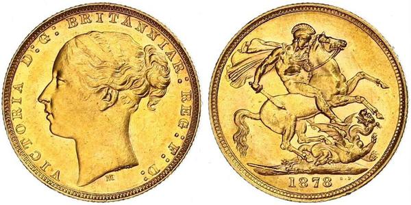 1 Sovereign 澳大利亚 金 维多利亚 (英国君主)