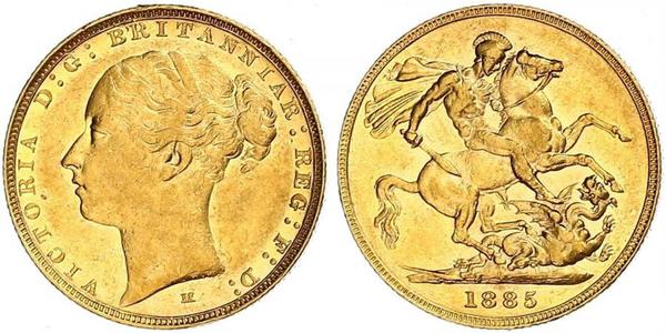 1 Sovereign 澳大利亚 金 维多利亚 (英国君主)