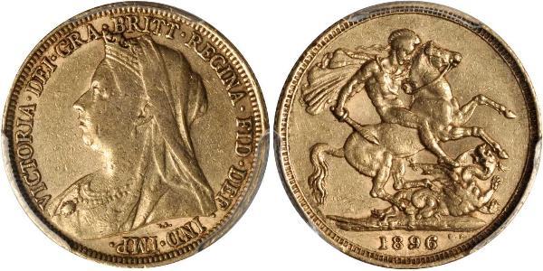 1 Sovereign 澳大利亚 金 维多利亚 (英国君主)