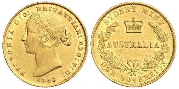 1 Sovereign 澳大利亚 金 维多利亚 (英国君主)