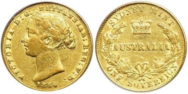 1 Sovereign 澳大利亚 金 维多利亚 (英国君主)