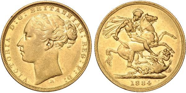 1 Sovereign 澳大利亚 金 维多利亚 (英国君主)