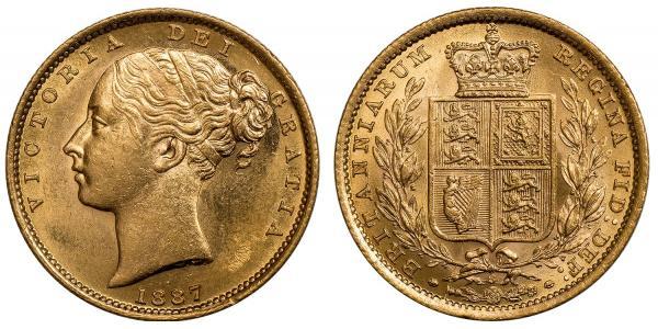 1 Sovereign 澳大利亚 金 维多利亚 (英国君主)