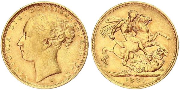 1 Sovereign 澳大利亚 金 维多利亚 (英国君主)
