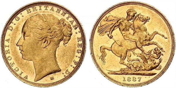 1 Sovereign 澳大利亚 金 维多利亚 (英国君主)