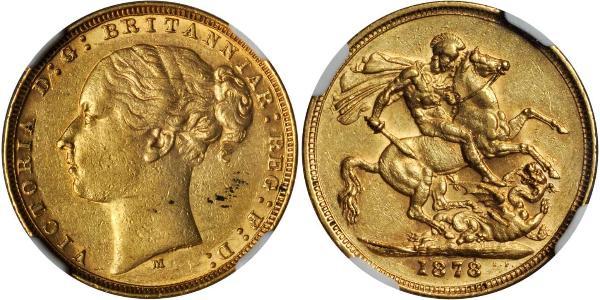 1 Sovereign 澳大利亚 金 维多利亚 (英国君主)