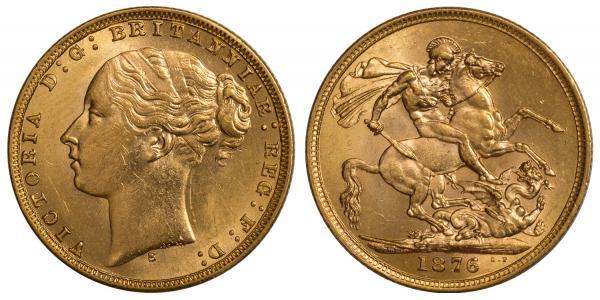 1 Sovereign 澳大利亚 金 维多利亚 (英国君主)