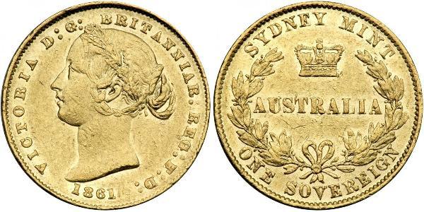 1 Sovereign 澳大利亚 金 维多利亚 (英国君主)